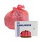Boardwalk 33 in. x 39 in. 1.3 mil 33 gal. Linear Low Density Health Care Trash Can Liners - Red (150/Carton)